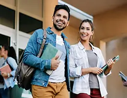 two young college students