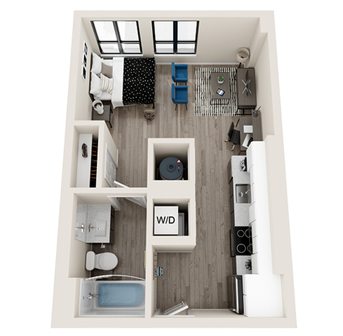 Soho 1 Floor plan