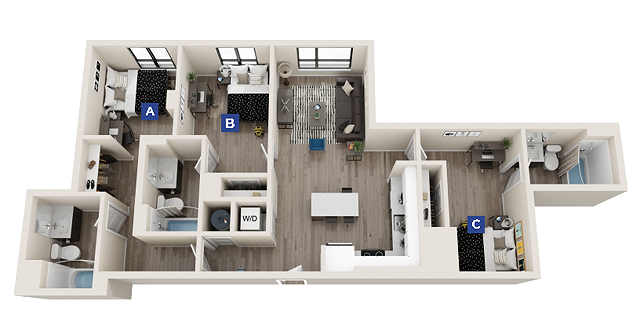 Camden 1 Floor plan
