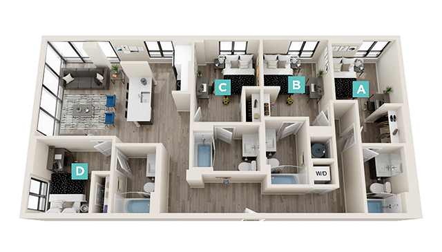Dawson 2 Floor plan