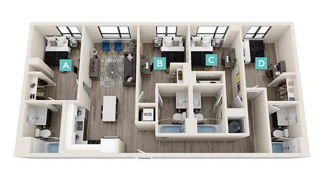 Derby 1 Floor plan